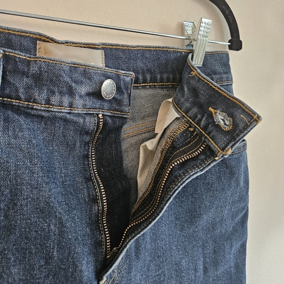 Everlane The High Way Dark Blue Denim Shorts - Picture 8 of 10